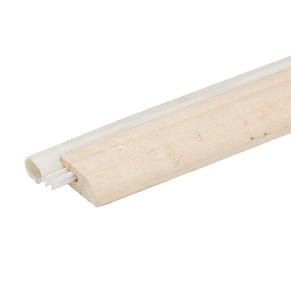 Wood and Bulb Door Weatherseal Set (3 Piece Set) (White)